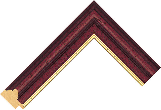209496246 - Mahogany - 35mm wide picture frame chevron
