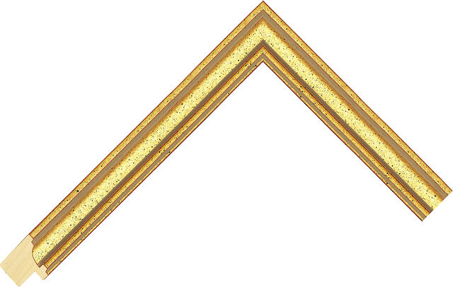 211312340 - Gold - 20mm wide picture frame chevron