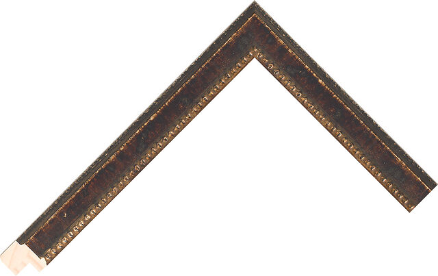 212403 - Dark Brown/Champagne - 19mm wide picture frame chevron