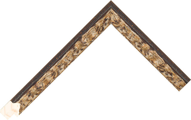 213403 - Brown/Champagne - 19mm wide picture frame chevron