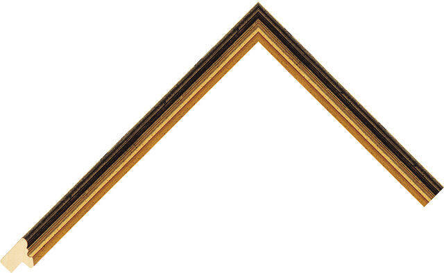 214600012 - Gold - 15mm wide picture frame chevron