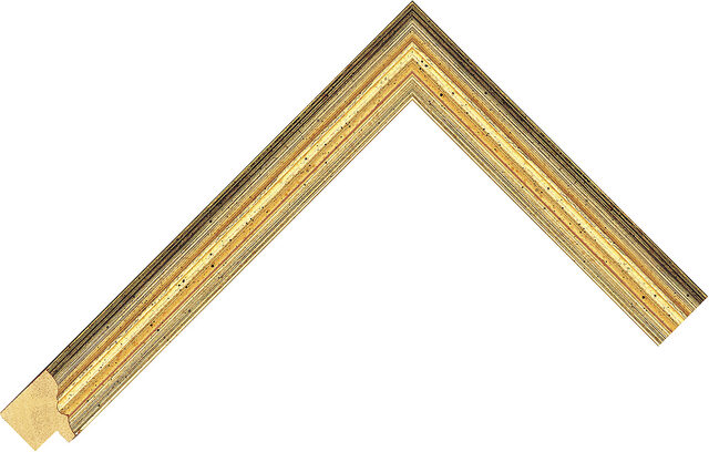 214600034 - Gold - 21mm wide picture frame chevron