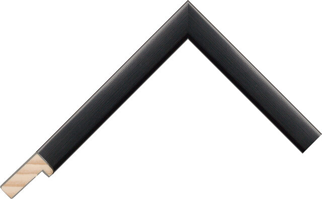 214650 - Black - 17mm wide picture frame chevron