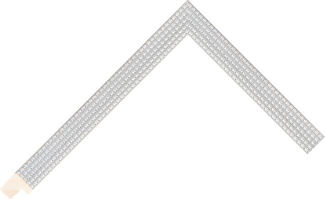 217170016 - Silver - 17mm wide picture frame chevron