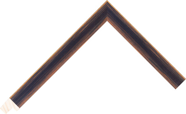 217170471 - Black/Orange - 17mm wide picture frame chevron