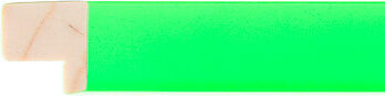 17mm Wide Green Flat Frame Moulding for sale by the length, or in bulk (AQ.217172012) profile image