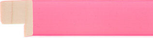 17mm Wide Pink Flat Frame Moulding for sale by the length, or in bulk (AQ.217172015) profile image