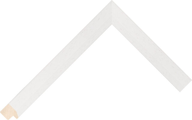 219000127 - White - 20mm wide picture frame chevron