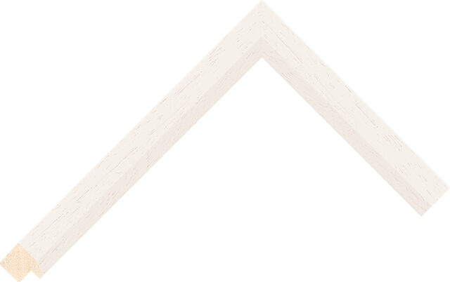 219000137 - Cream - 20mm wide picture frame chevron