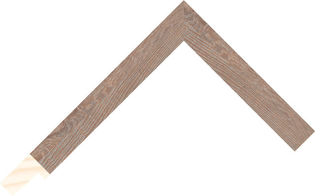 219170545 - Whitewashed Walnut - 19mm wide picture frame chevron