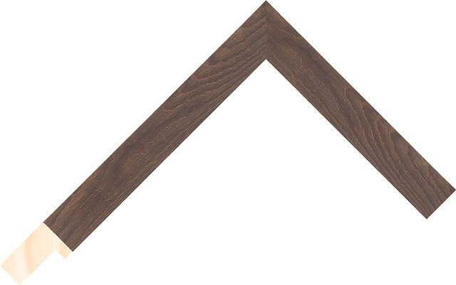 219170546 - Walnut - 19mm wide picture frame chevron