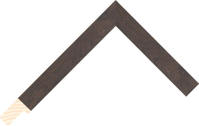 219170548 - Ebony - 19mm wide picture frame chevron