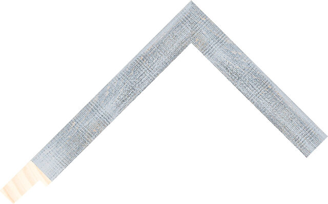 219170549 - Whitewashed Grey - 19mm wide picture frame chevron