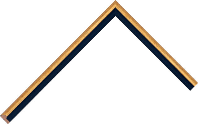 220406004 - Gold - 13mm wide picture frame chevron