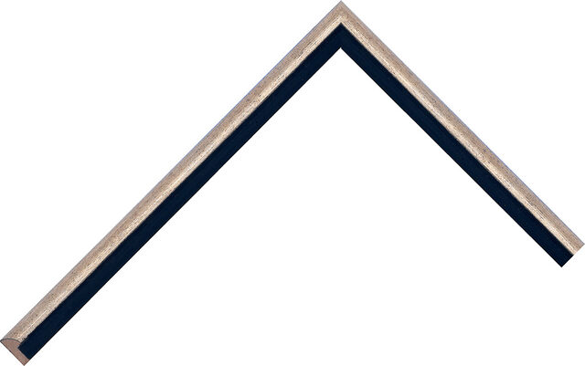 220406005 - Silver - 13mm wide picture frame chevron