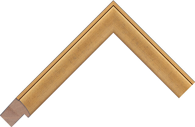 221737004 - Gold - 24mm wide picture frame chevron