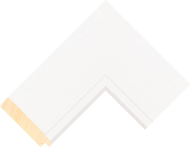 224664182 - White - 95mm wide picture frame chevron