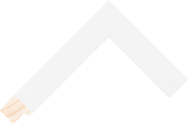 228253011 - White - 28mm wide picture frame chevron
