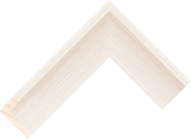 230131985 - Ivory - 43mm wide picture frame chevron