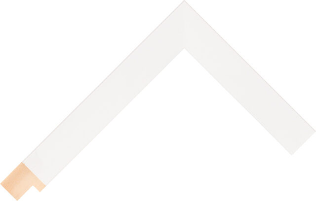 232170181 - White - 22mm wide picture frame chevron