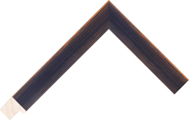 232170471 - Black/Orange - 22mm wide picture frame chevron