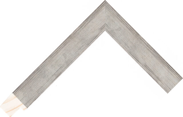 232170653 - Silver/Black - 22mm wide picture frame chevron