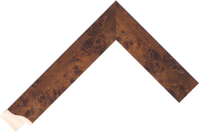 232530197 - Walnut - 30mm wide picture frame chevron