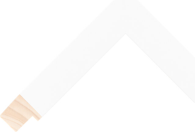 233170181 - White - 30mm wide picture frame chevron