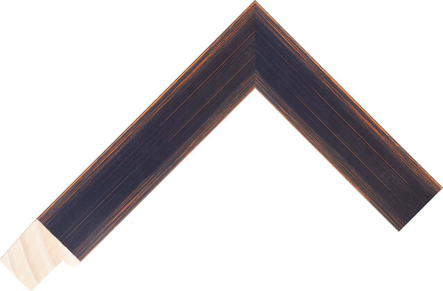 233170471 - Black/Orange - 30mm wide picture frame chevron