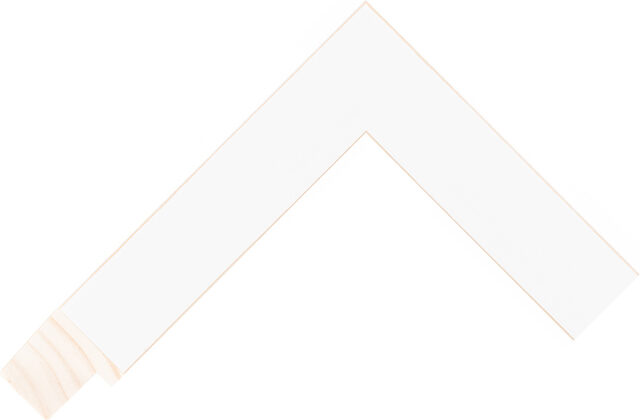 233170481 - White/Natural - 30mm wide picture frame chevron