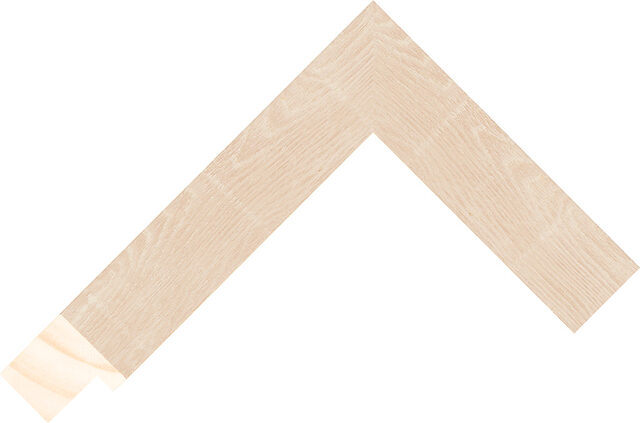 233170541 - Whitewashed Oak - 30mm wide picture frame chevron
