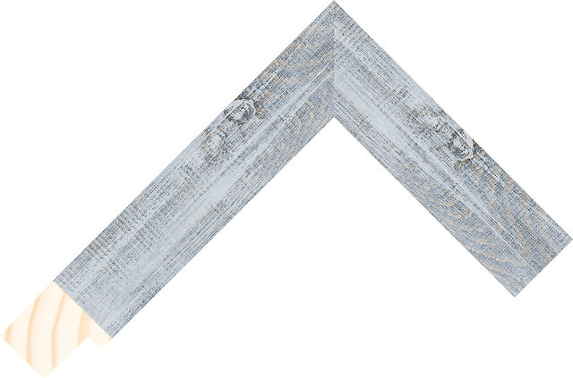 233170549 - Whitewashed Grey - 30mm wide picture frame chevron