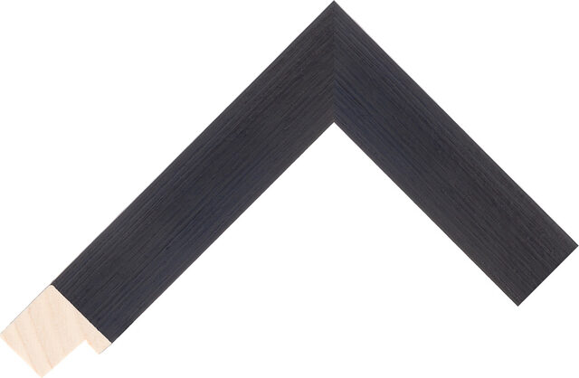 233170975 - Black - 30mm wide picture frame chevron
