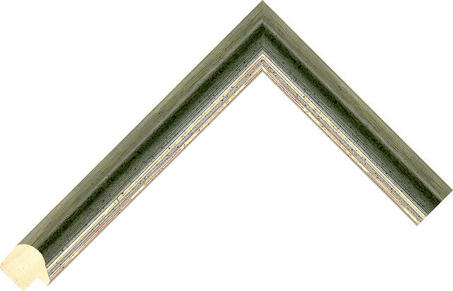 23447 - Green - 22mm wide picture frame chevron