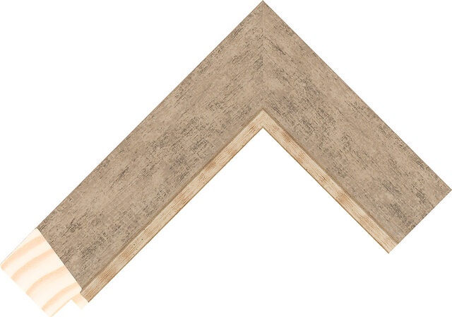 234902973 - Light Grey/Silver - 43mm wide picture frame chevron