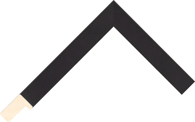 235000167 - Black - 20mm wide picture frame chevron