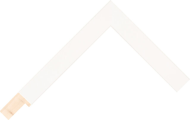 235127000 - White - 20mm wide picture frame chevron
