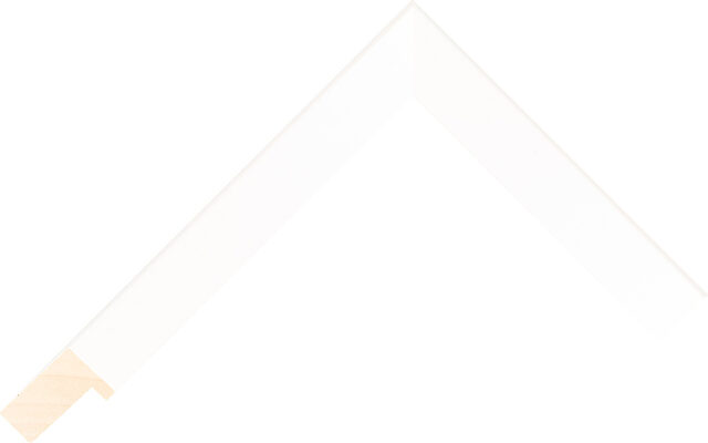 235220127 - White - 20mm wide picture frame chevron