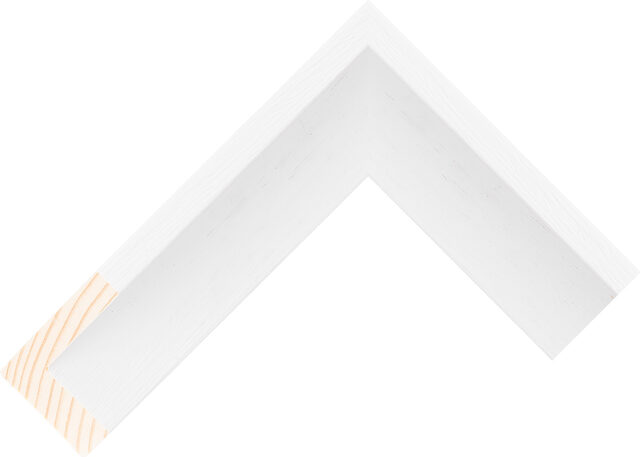 237126011 - White - 38mm wide picture frame chevron