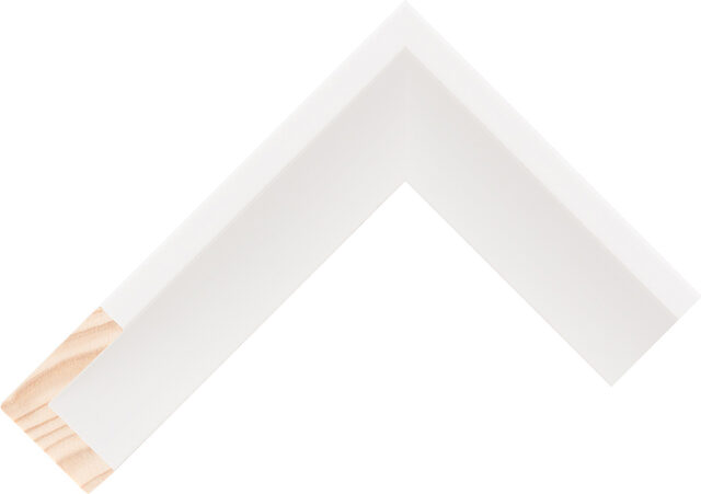 237126181 - White - 38mm wide picture frame chevron