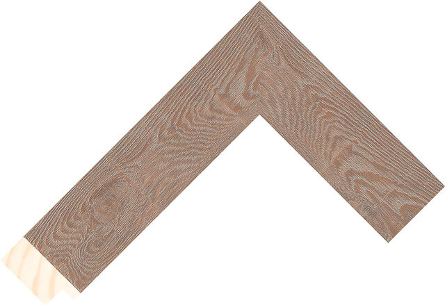 240170545 - Whitewashed Walnut - 40mm wide picture frame chevron
