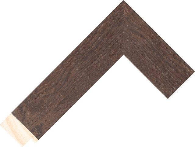240170546 - Walnut - 40mm wide picture frame chevron