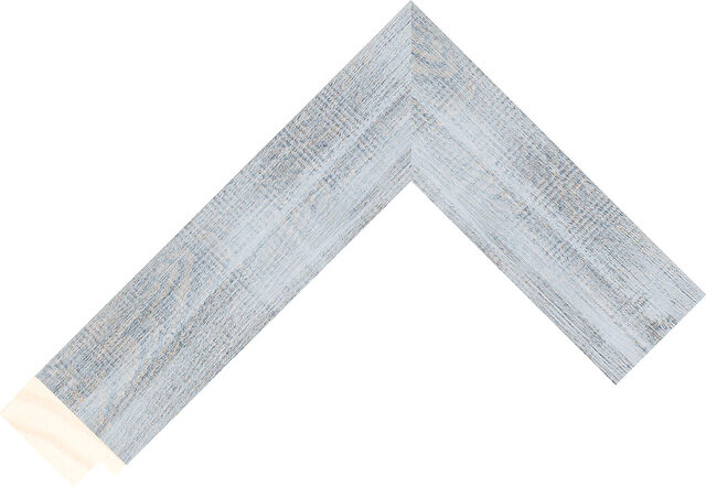 240170549 - Whitewashed Grey - 40mm wide picture frame chevron