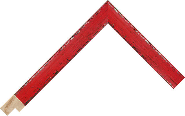 241240 - Red - 19mm wide picture frame chevron