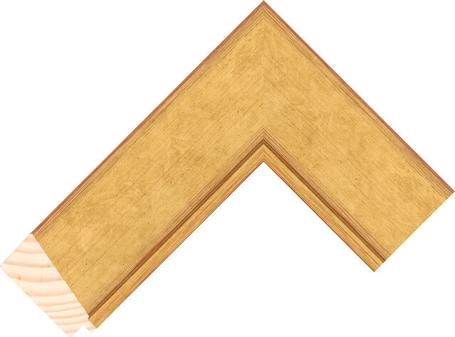 242903741 - Gold - 70mm wide picture frame chevron