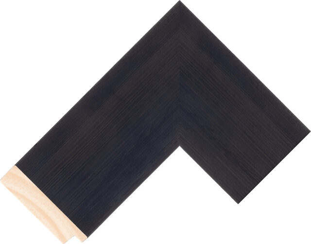 243170975 - Black - 70mm wide picture frame chevron