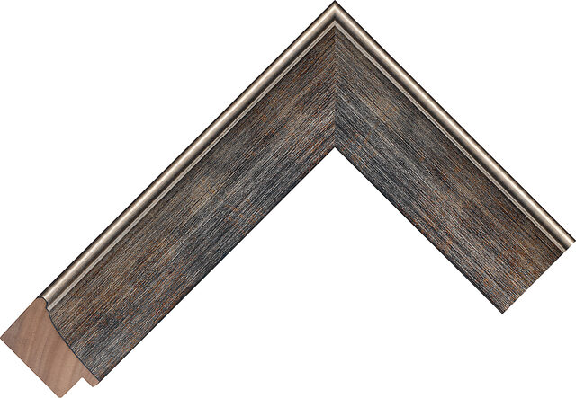 246652001 - Pewter - 38mm wide picture frame chevron