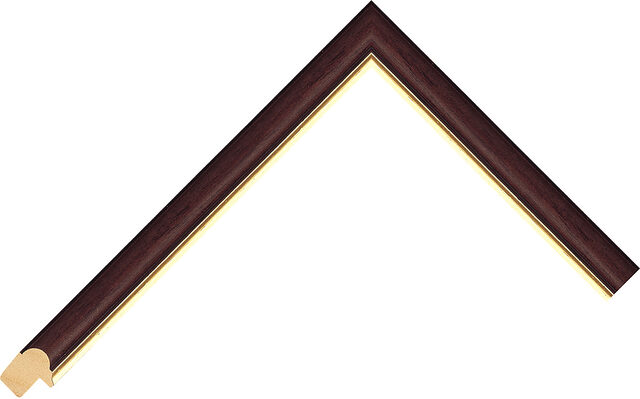 249492246 - Dark Walnut - 15mm wide picture frame chevron