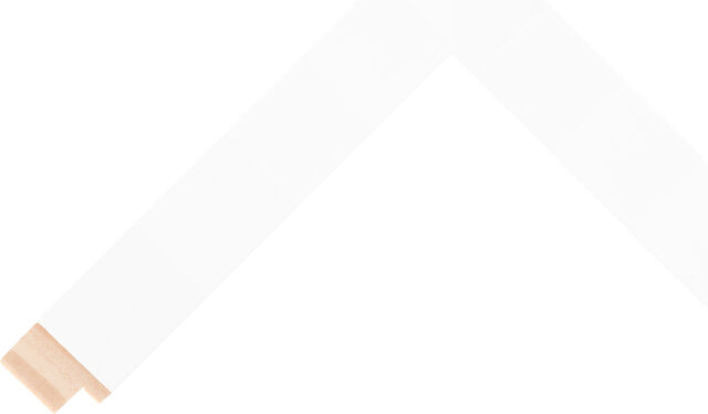 250281181 - White - 28mm wide picture frame chevron