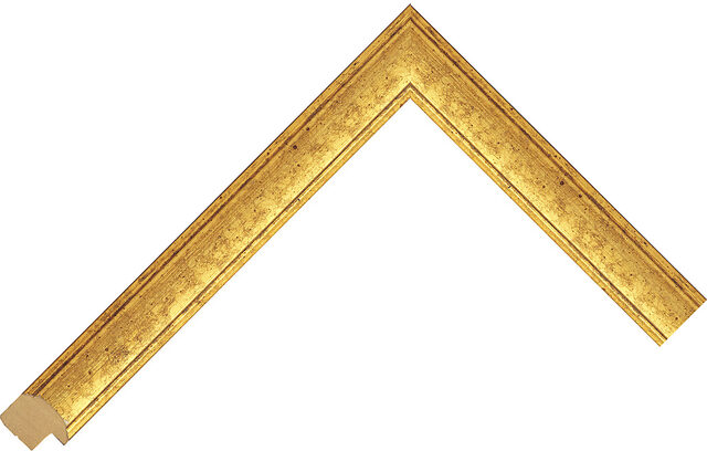 252300000 - Gold - 20mm wide picture frame chevron
